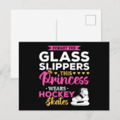 Girls Ice Hockey Princess Briefkaart (Voorkant / Achterkant)