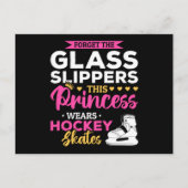 Girls Ice Hockey Princess Briefkaart (Voorkant)