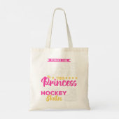 Girls Ice Hockey Princess Premium Tote Bag (Achterkant)