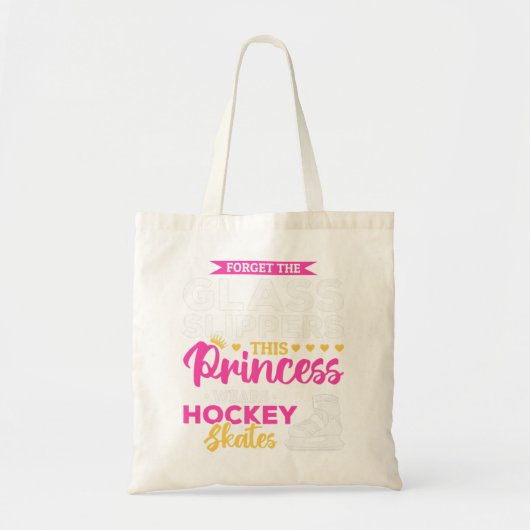 Girls Ice Hockey Princess Premium Tote Bag (Voorkant)