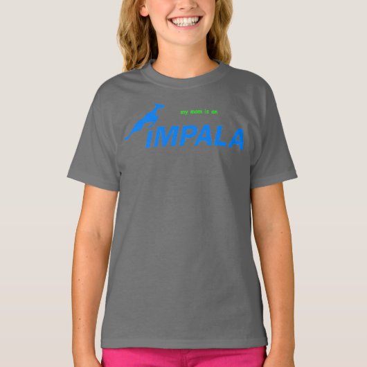 GIRLS IMPALAmam-blu T-shirt (Voorkant)