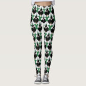 Girls Irish Clover Fairy Leggings (Voorkant)