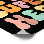 Girls Jesus Is My Superhero Christian Sister God T Poster (Hoek)