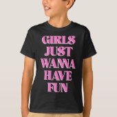 Girls Just W Have Fun Long Sleeve  T-shirt (Voorkant)