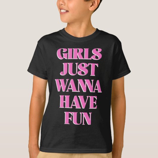 Girls Just W Have Fun Long Sleeve  T-shirt (Voorkant)