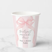 Girls Just Wanna Be One 1st Birthday Papieren Bekers (Voorkant)