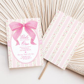 Girls Just Wanna Be One: Pink Bow 1st Birthday Kaart