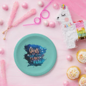 Girls just wanna have fun papieren bordje (Feest)