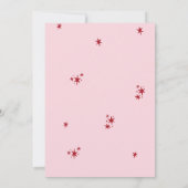 Girls Just Wanna Have Fun Pink Bachelorette Party Kaart (Achterkant)