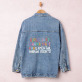 Girls Just Wanna Have Fundamental Human Rights Denim Jacket (Hangar)