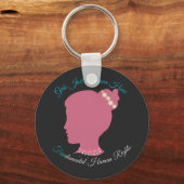 Girls Just Wanna Have Fundamental Human Rights Sleutelhanger (Voorkant)