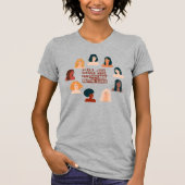 Girls Just Wanna Have Fundamental Human Rights T-shirt (Voorkant)