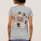 Girls Just Wanna Have Fundamental Human Rights T-shirt (Achterkant)