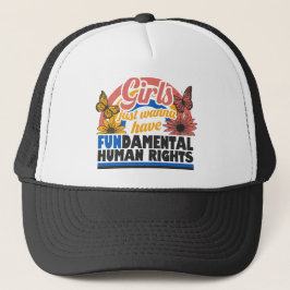 Girls Just Wanna Have Fundamental Rights Trucker Pet