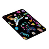 Girls Karate Happy Paasdecoratief Magneet (Rechterzijde)