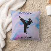 Girls Karate Pastel Swirl Kussen (Deken)