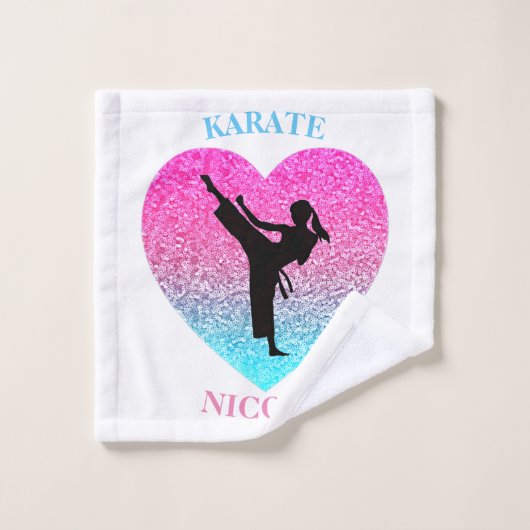 Girls Karate Washandje (Wasdoekje)