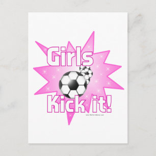 Girls Kick Briefkaart