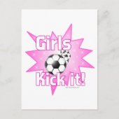 Girls Kick Briefkaart (Voorkant)