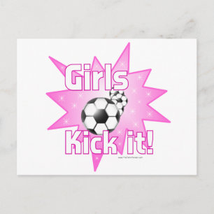 Girls Kick Briefkaart