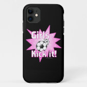 Girls Kick it Soccer Case-Mate iPhone Case (Achterkant)
