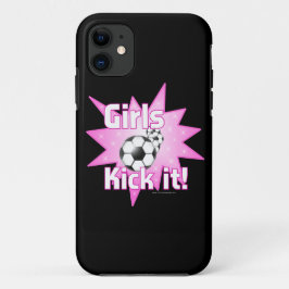 Girls Kick it Soccer Case-Mate iPhone Case