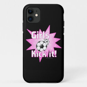 Girls Kick it Soccer Case-Mate iPhone Case