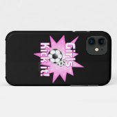Girls Kick it Soccer Case-Mate iPhone Case (Achterkant (horizontaal))