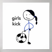 Girls Kick Poster (Voorkant)