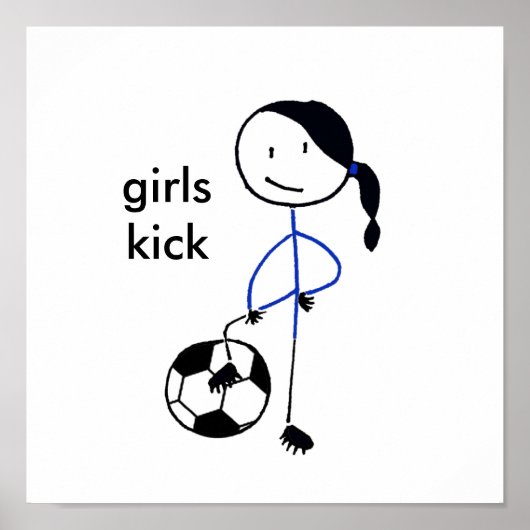 Girls Kick Poster (Voorkant)