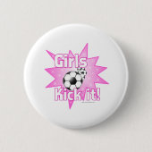 Girls Kick Ronde Button 5,7 Cm (Voorkant)