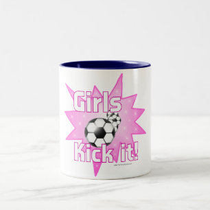 Girls Kick Tweekleurige Koffiemok
