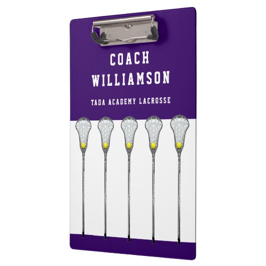 Girls Lacrosse Coach Klembord (Links)