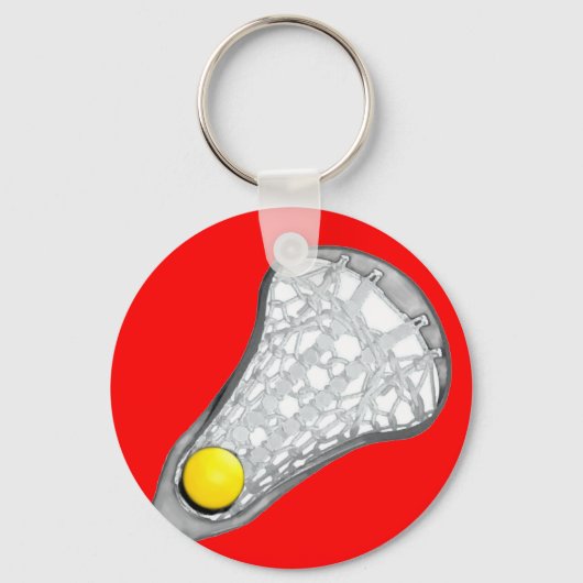 Girls Lacrosse Gift Sleutelhanger (Voorkant)