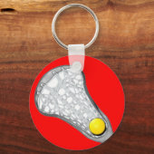 Girls Lacrosse Gift Sleutelhanger (Achterkant)