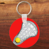 Girls Lacrosse Gift Sleutelhanger (Voorkant)