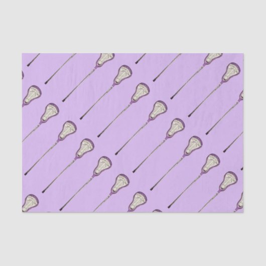 Girls Lacrosse Gift Tissuepapier (Voorkant)