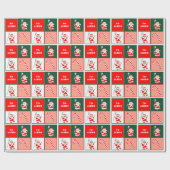 Girls Lacrosse Holiday Gift Cadeaupapier (Vlak)