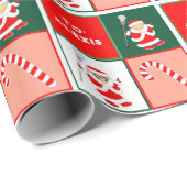 Girls Lacrosse Holiday Gift Cadeaupapier (Rol Hoek)