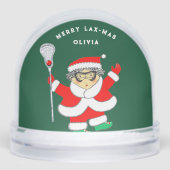 Girls Lacrosse Holiday Gift Sneeuwbol (Voorkant)