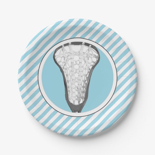 Girls Lacrosse Papieren Bordje (Voorkant)