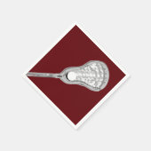 Girls Lacrosse Party Servet (Hoek)