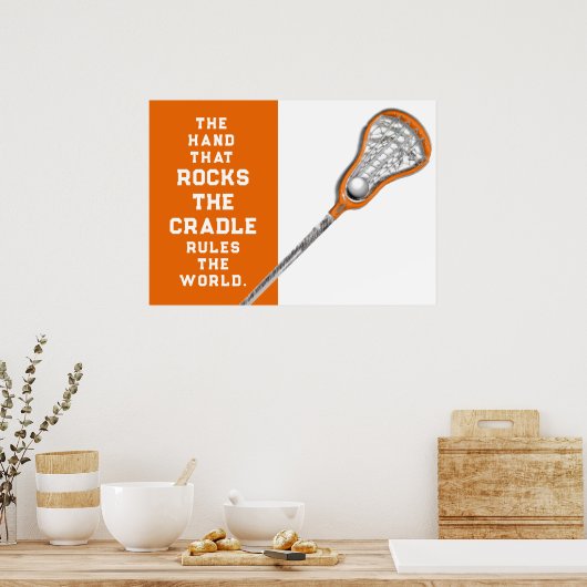 Girls Lacrosse Poster (Keuken)