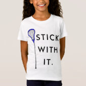 Girls Lacrosse T-shirt (Voorkant)