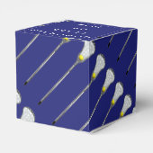 Girls Lacrosse Team Blue Bedankdoosjes (Achterkant)