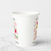 Girl's Let's Pawty Party Ready Dogs Verjaardag Papieren Bekers (Rechts)