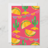 Girls Let's Taco over een verjaardagsuitnodiging v Kaart (Achterkant)