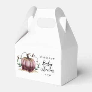 Girls Little Pumpkin Baby shower Bedankdoosjes