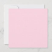 Girls Little Pumpkin Baby shower Invitation Kaart (Achterkant)