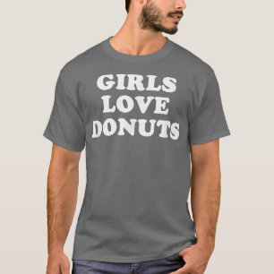 Girls Love Donuts Retro T-Shirt